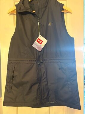 Helly Hansen Women’s Black Vest with Drawstring waist Sz XS